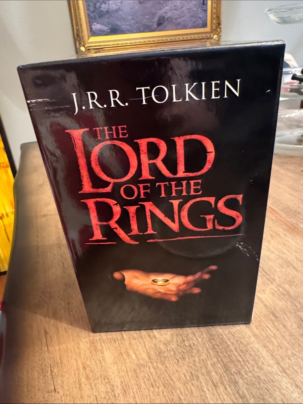 J.R.R. Tolkien The Lord uof the Rings Soft Box Set - Black & Red
